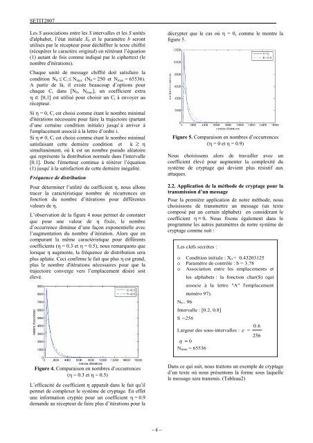 Analyse De SÃ©curitÃ© d'une Nouvelle MÃ©thode De Cryptage Chaotique