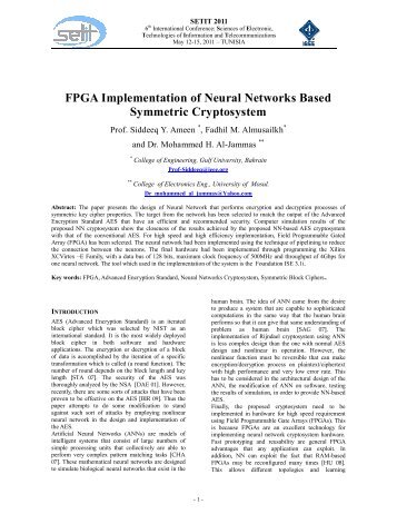 FPGA Implementation of Neural Networks Based Symmetric ...