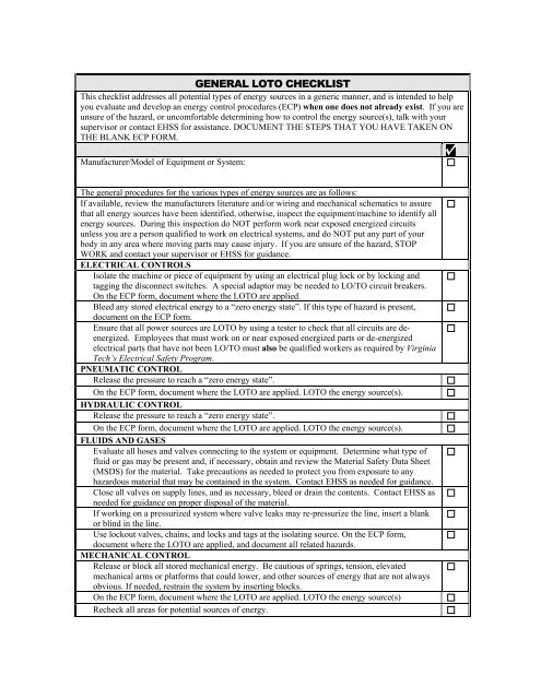 Lockout Tagout Log Sheet
