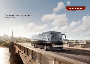 CaractÃ©ristiques techniques gamme TopClass - Setra