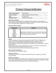 Product / Process Change Notice - setron