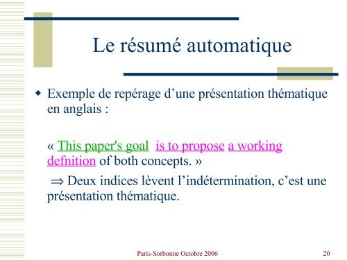 slides - LaLIC - Université Paris-Sorbonne