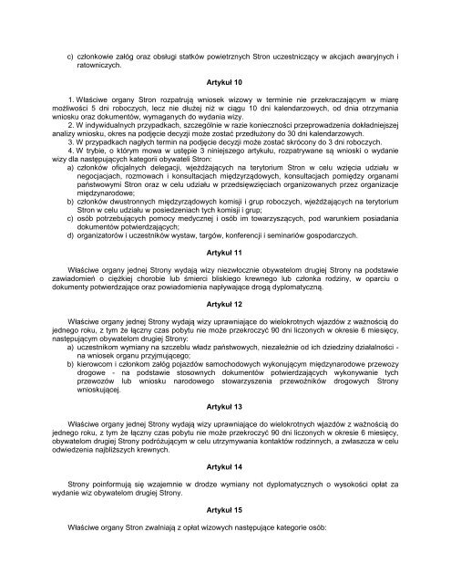 Umowa o ruchu osobowym - granica.gov.pl