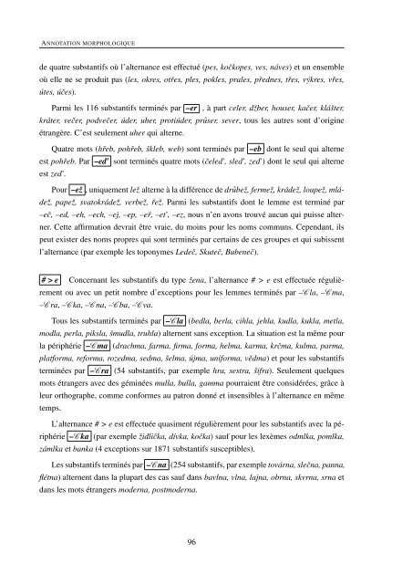 Acquisition du tchèque par les francophones : analyse ... - LaLIC