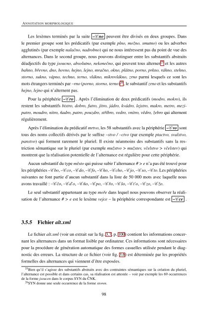 Acquisition du tchèque par les francophones : analyse ... - LaLIC