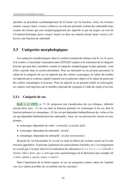 Acquisition du tchèque par les francophones : analyse ... - LaLIC