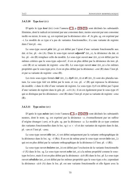 Acquisition du tchèque par les francophones : analyse ... - LaLIC