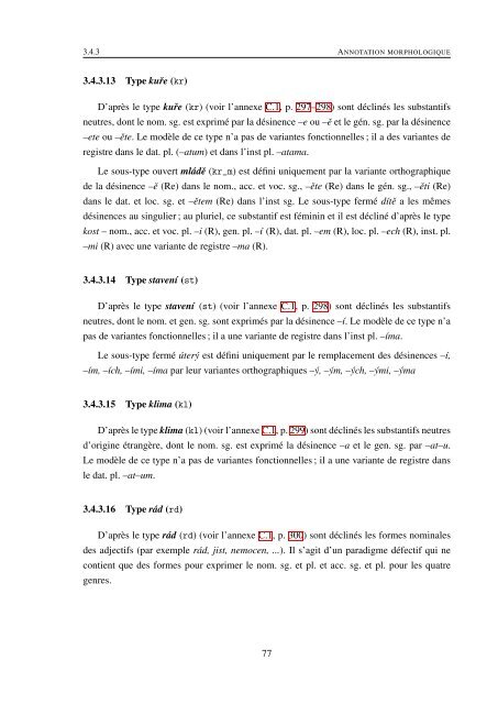 Acquisition du tchèque par les francophones : analyse ... - LaLIC