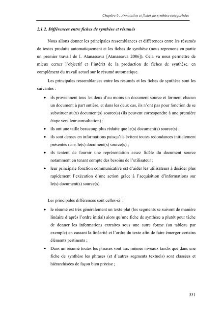 Le résumé automatique de textes - LaLIC - Université Paris-Sorbonne