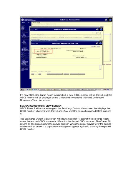 Changes to Sea Cargo Reporting