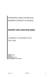 Export Declaration (EDN) Help Guide - Cargo Support