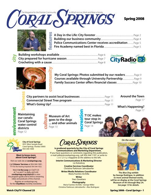 Coral Springs â¢ Spring 2008 - City of Coral Springs