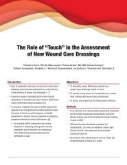 The Role of âTouchâ - Hollister Wound Care