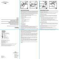 IFU: Restore Hydrocolloid Dressing - Hollister Wound Care