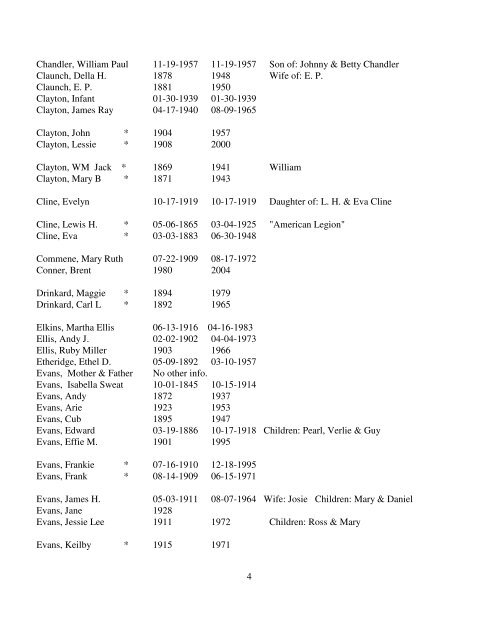 Bethesda Cemetery - McNairy, Life & Times of McNairy County, TN