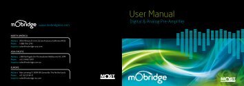 M1000-M-DA2 User Manual - mObridge