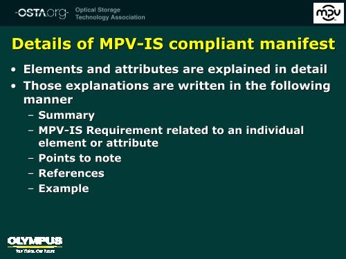 MPV Implementation Guidelines for Camera