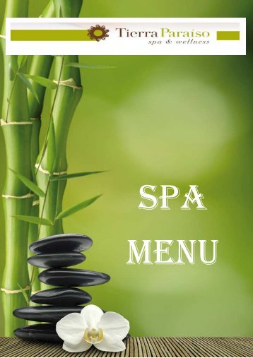 SPA MENU