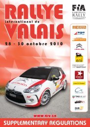 SUPPLEMENTARY REGULATIONS - ERC