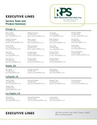 RPS Executive Lines