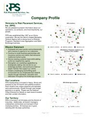 Company Profile - Risk Placement Services, Inc.