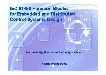 IEC 61499 Function Blocks for Embedded and Distributed Control ...