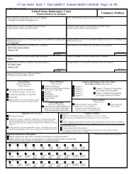 Bankruptcy Forms