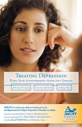 Treating Depression - Abilify