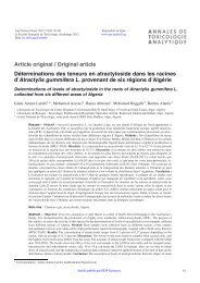 PDF (519.5 KB) - Annales de Toxicologie Analytique