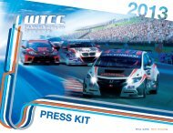 PRESS KIT - WTCC