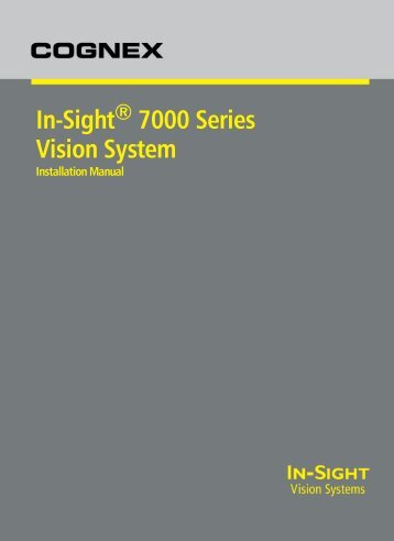 In-Sight 7000 Series Vision System