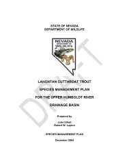Lahontan Cutthroat Trout Species - Nevada Department of Wildlife