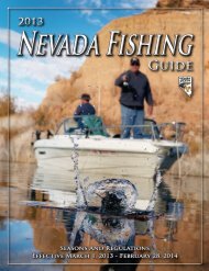 Nevada Fishing Guide - Nevada Department of Wildlife