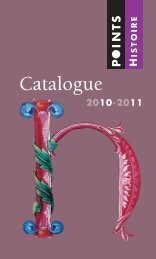 Points Histoire Catalogue 2010-2011 - Seuil