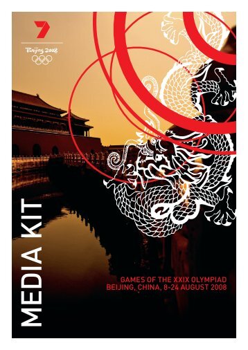 GameS OF tHe XXiX OLYmPiad BeiJiNG, CHiNa, 8 - Seven West ...
