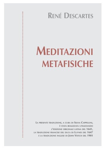 MEDITAZIONI METAFISICHE