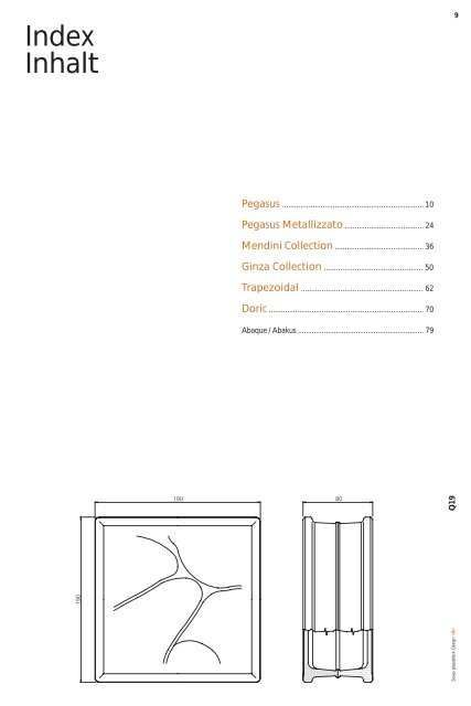 Designkatalog Seves - GLASBAUSTEINE