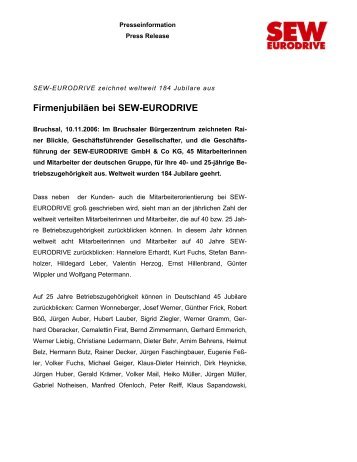 Artikel als PDF - SEW Eurodrive