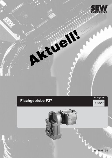 Flachgetriebe F27 - SEW Eurodrive