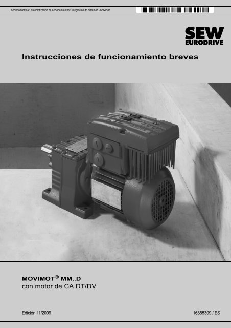 MOVIMOTÂ® MM..D con motor de CA DT/DV - SEW Eurodrive