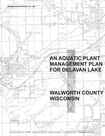An aquatic plant management plan for delavan lake ... - sewrpc