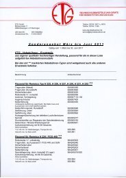 Sonderangebot März bis Juni 2011 - ETG Hebebuehnen und ...