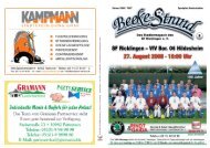 Stadionzeitung 2. Ausgabe - Sportfreunde Ricklingen