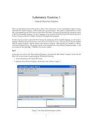 Laboratory Exercise 1