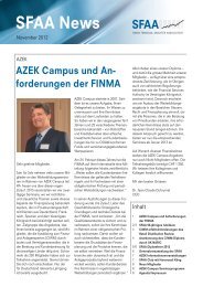 November 2012 - SFAA - Swiss Financial Analysts Association