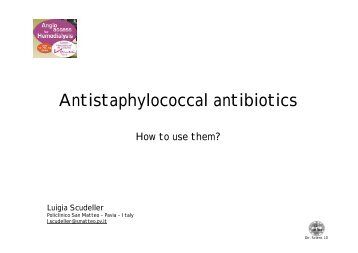 71b ScudellerAntistaph antibiotics .ppt [Lecture seule] - SFAV
