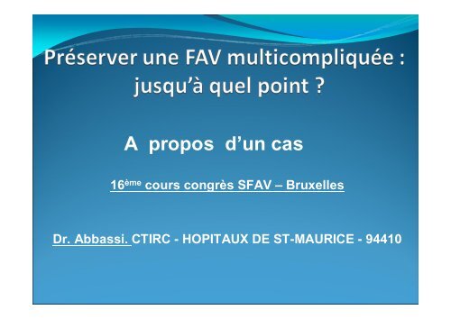 presentation FAV 1 7 juin 2011 fin - SFAV