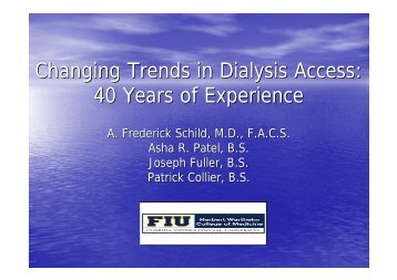 W32a Schild 40 Years of Experience Final Revised.ppt ... - SFAV