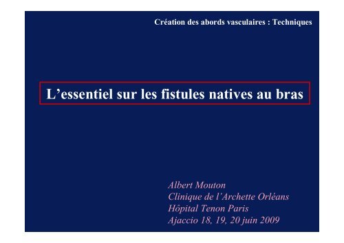 06 Mouton FAV Native Bras.ppt [Lecture seule] - SFAV
