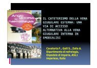 W15i Cavatorta VENA GIUGULARE ESTERNA.ppt [Lecture ... - SFAV